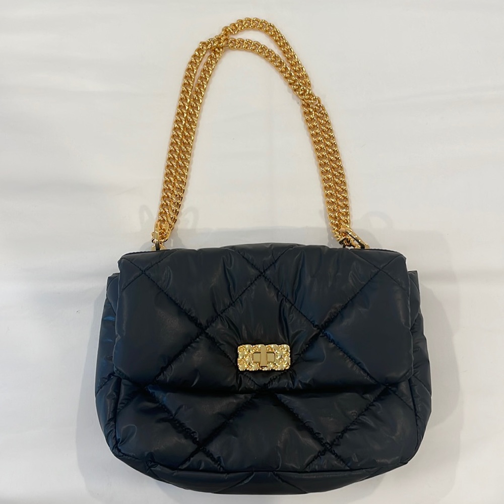 New with tags! Charles and Keith nylon puffy bag
